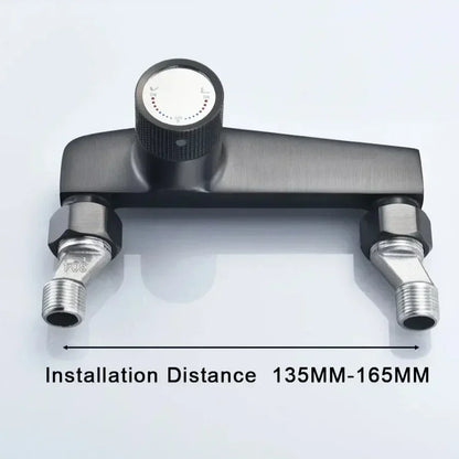 Bathtub Faucet Multi-functional Bathroom Hot and Cold Tap Water Heater Mixing Valve Shower Faucet Bathroom Accessories