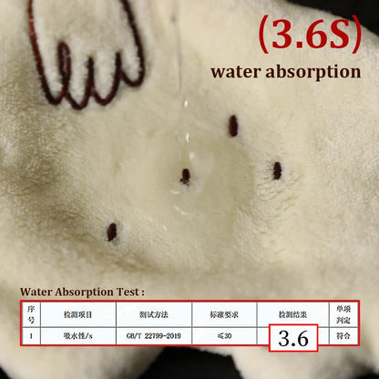 1 pc New Year'S Hand Towels - Cute, Highly Absorbent, Fashionable Kitchen Towels, Bathroom And Home Thick Towels