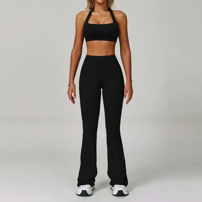 2Pcs Sets Women's Tracksuit Fitness Clothes Yoga Sets Sportswear Workout Bra High Waist Leggings Set Gym Clothing Sports Suits