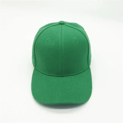 Adult solid acrylic baseball cap Curved visor hats Men women casual plain trucker cap Adjustable sun hats casquette  Dad hats