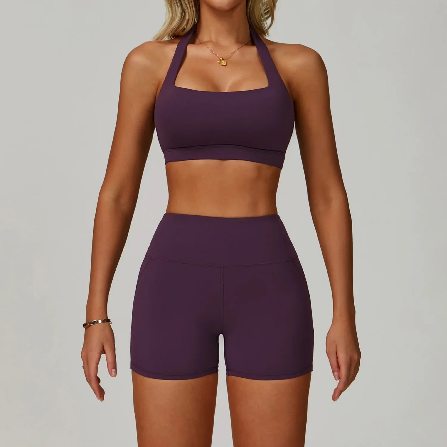 2Pcs Sets Women's Tracksuit Fitness Clothes Yoga Sets Sportswear Workout Bra High Waist Leggings Set Gym Clothing Sports Suits