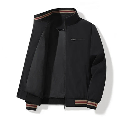 2026 Spring Men's Business Jackets Autumn Stand Collar Zipper Outdoor Coat Men Tops Baseball Bomber Varsity Jackets Man Clothes
