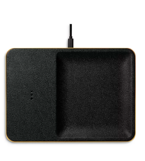 Catch:3 Leather Wireless Charging Pad and Organizer