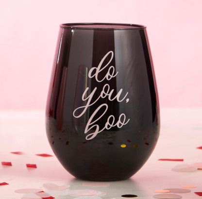 Jumbo Wine Glass - Do You, Boo
