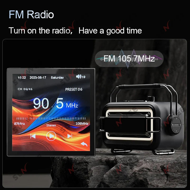 86 type touch screen Home Theater Sound System bluetooths TF AUX audio  in wall power amplifier Fm Radio Background music player