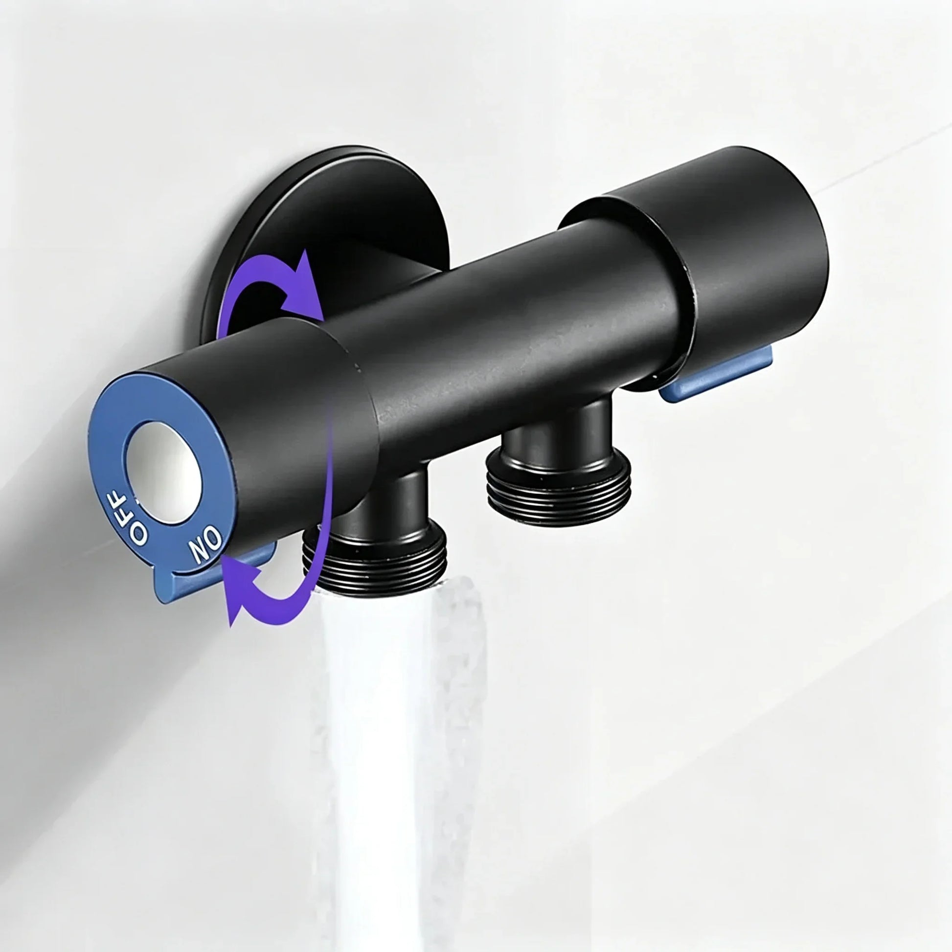 Double Handle Stainless Steel Cold Water Faucet Bathroom Washing Machine Faucet