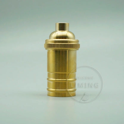 E14 Brass Light Socket Bulbs Edison Retro DIY Pendant Lamp Holder Base Retro Edison Bulb Holder Candle Light Socket