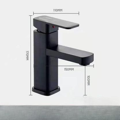 Black Bathroom Faucets Hot and Cold Mixer Faucets Vanity Bathroom Kitchen Deck Mounted Bathroom Sink Faucets