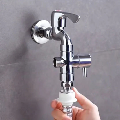 3-way G1/2 Shower Diverter Valve Water Separator Shower Tee Adapter Adjustable Faucet Switcher Bathroom Replacement Part