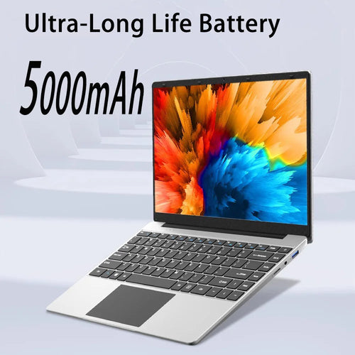 14" Laptop Computer Intel Celeron J4105 Notebook Computers Windows 11 12GB DDR4 256GB SSD 1920*1080P Mini Gaming Laptop