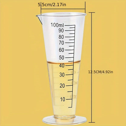 100ml Food-Grade plastic Measuring Cup with Scale - BPA-Free, Perfect for Kitchen & Restaurant Use
