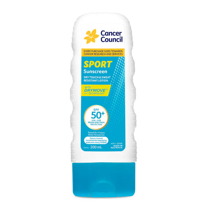 CCA SPORT SUNSCREEN - DRY TOUCH AND SWEAT RESISTENT SPF50+