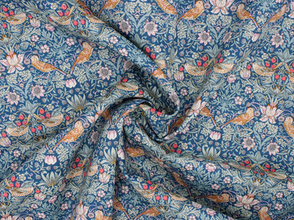 Scrunchie - Liberty Strawberry Thief P Print