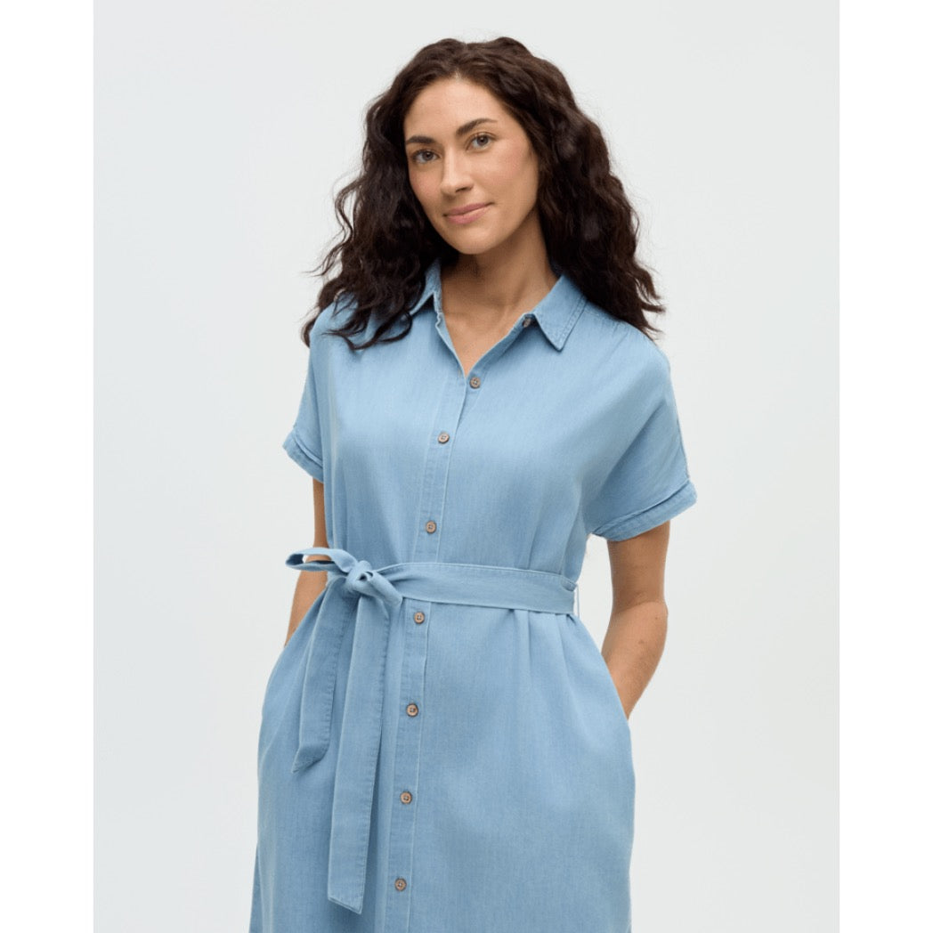 TENTREE - TERN DRESS | Light Wash