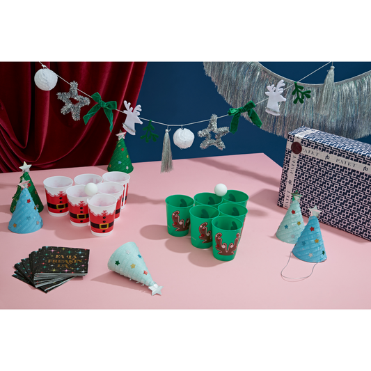 Santa VS. Reindeer Beer Pong