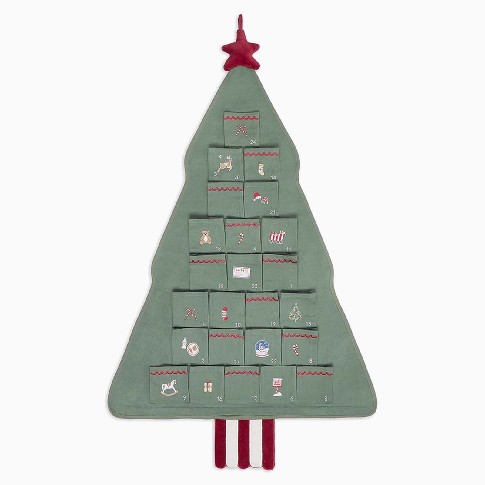 Avery Row Advent Calendar - Christmas Tree