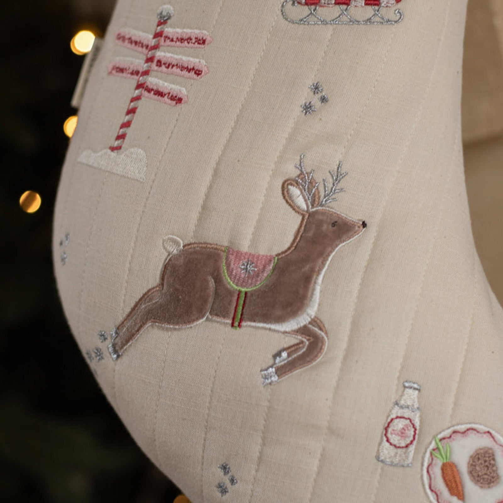 Avery Row Christmas Stocking - The North Pole