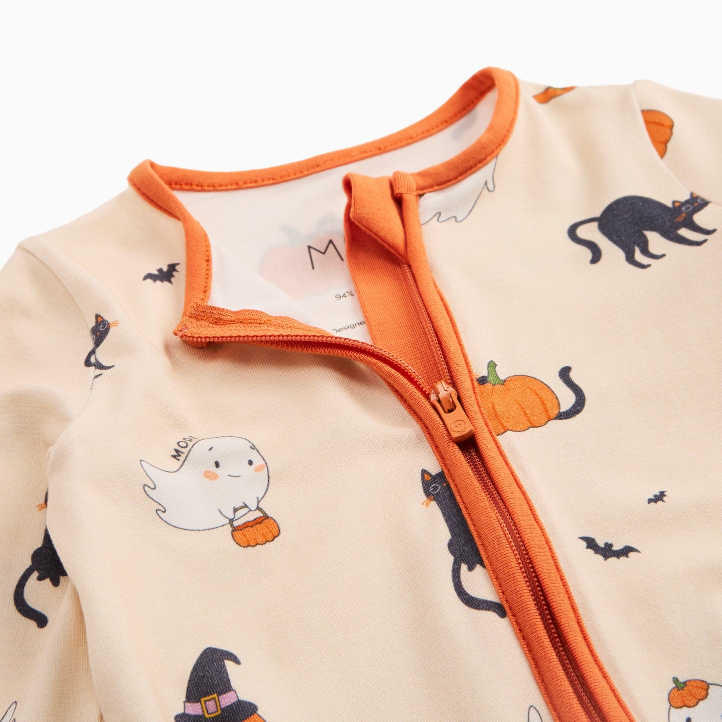 Halloween Hugs Clever Zip Sleepsuit