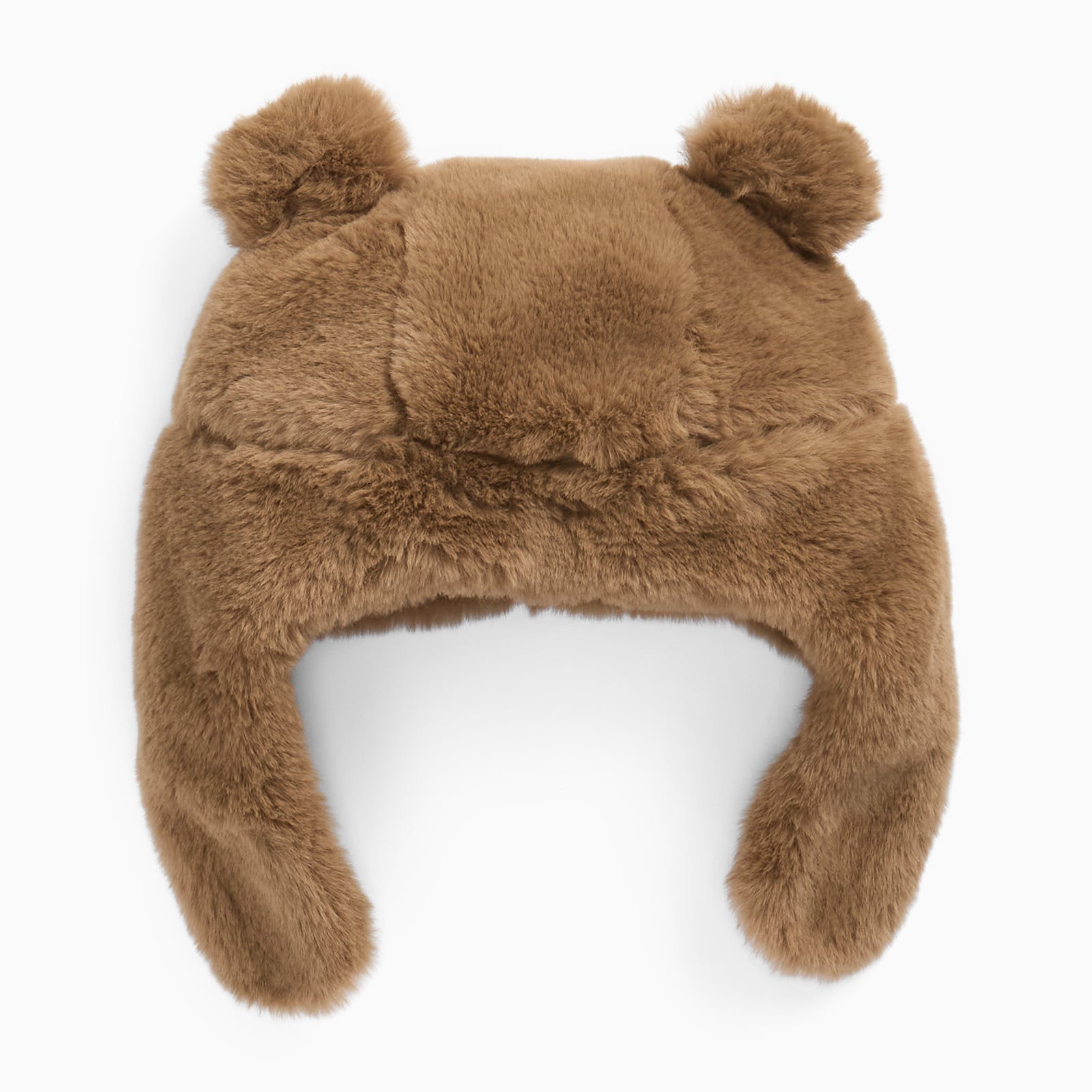 Brown Bear Faux Fur Hat