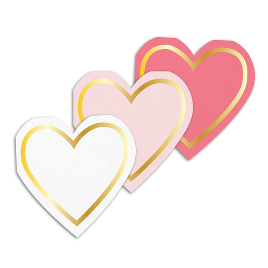 COCKTAIL NAPKINS - HEARTS