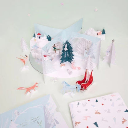 Winter Wonderland Paper Craft Advent Calendar