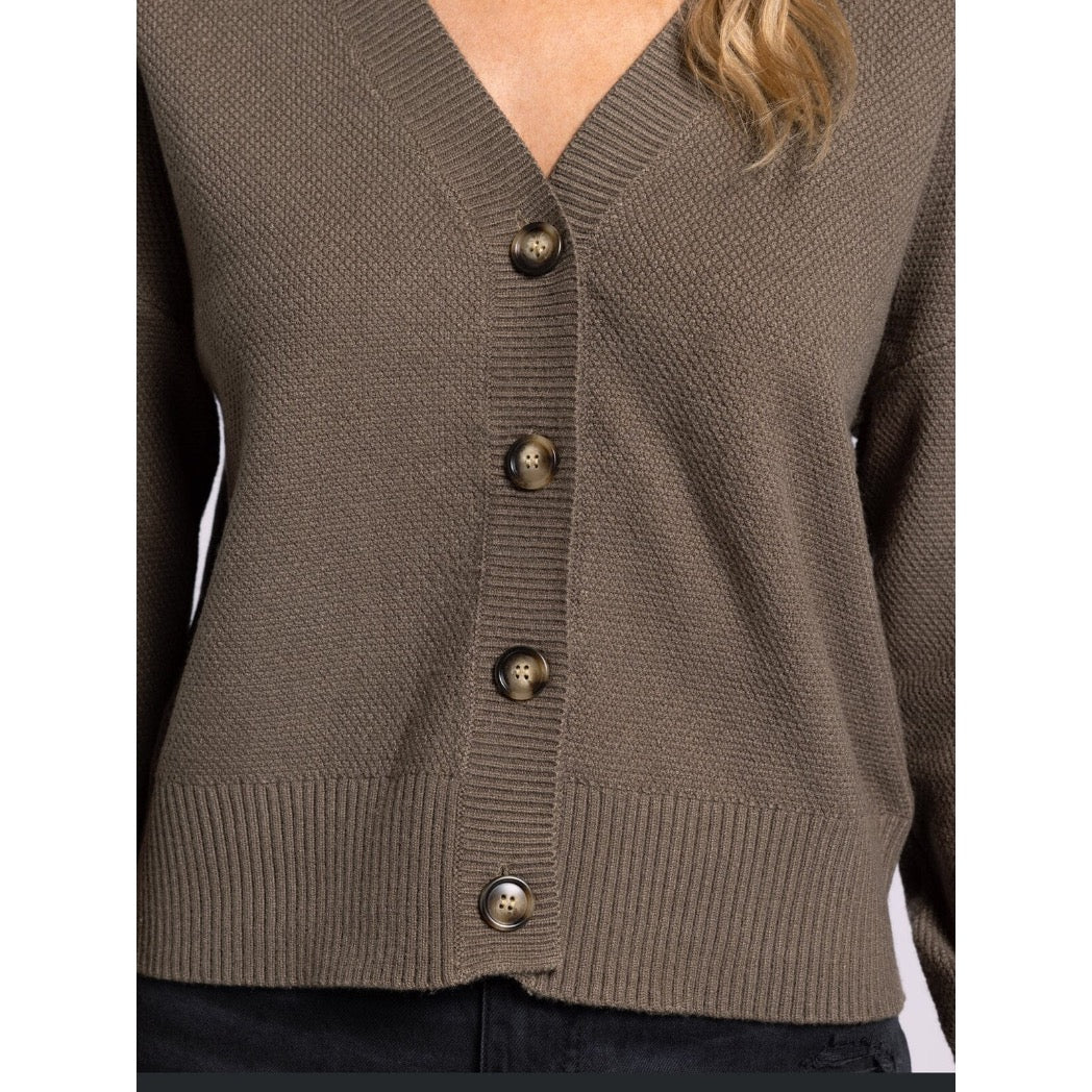 THREAD & SUPPLY - ADLEY CARDIGAN | DEEP OLIVE