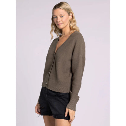 THREAD & SUPPLY - ADLEY CARDIGAN | DEEP OLIVE