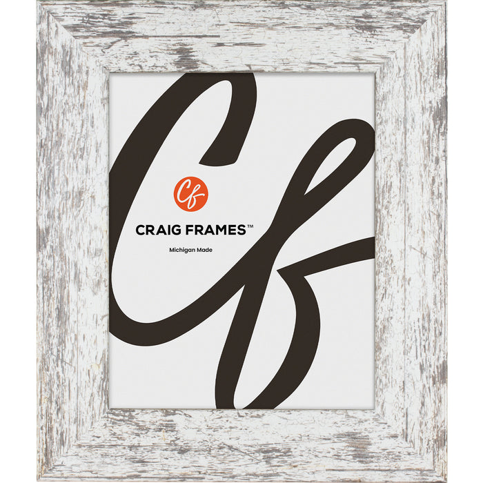 American Barn 2", Alabaster White Picture Frame - 4 Piece Set