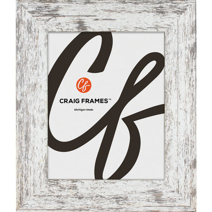 American Barn 2", Alabaster White Picture Frame - 4 Piece Set