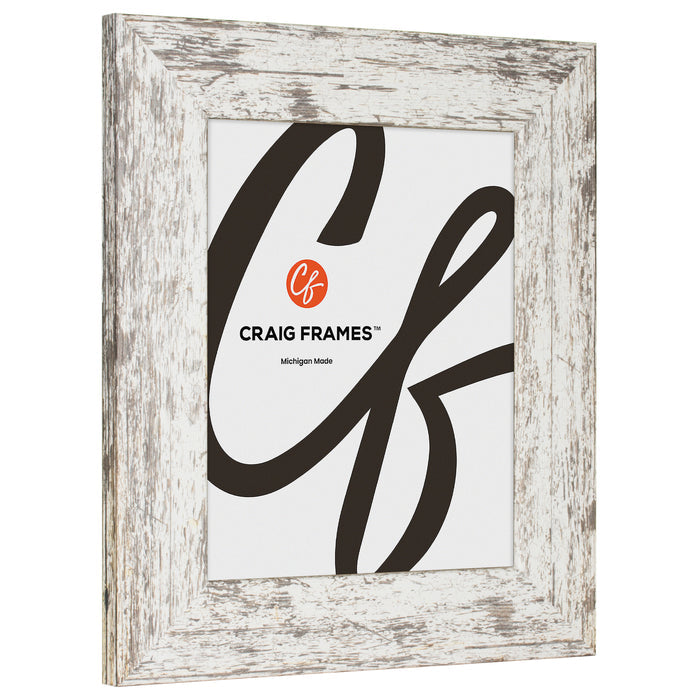American Barn 2", Alabaster White Picture Frame - 4 Piece Set