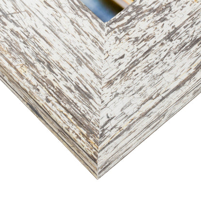 American Barn 2", Alabaster White Picture Frame - 4 Piece Set