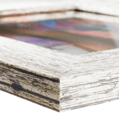 American Barn 2", Alabaster White Picture Frame - 4 Piece Set