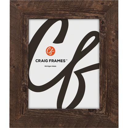 American Barn 2", Brown Oak Picture Frame - 2 Piece Set