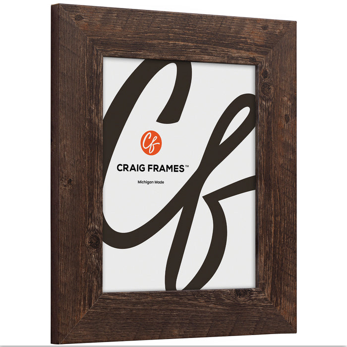 American Barn 2", Brown Oak Picture Frame - 2 Piece Set