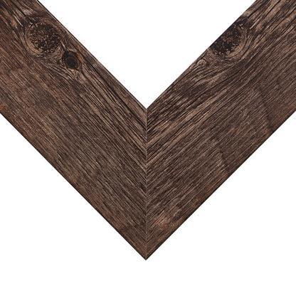 American Barn 2", Brown Oak Picture Frame - 2 Piece Set