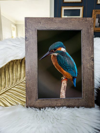 American Barn 2", Brown Oak Picture Frame - 2 Piece Set