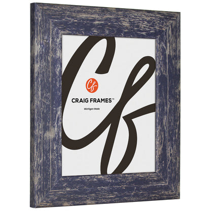American Barn 2", Independence Blue Picture Frame - 4 Piece Set