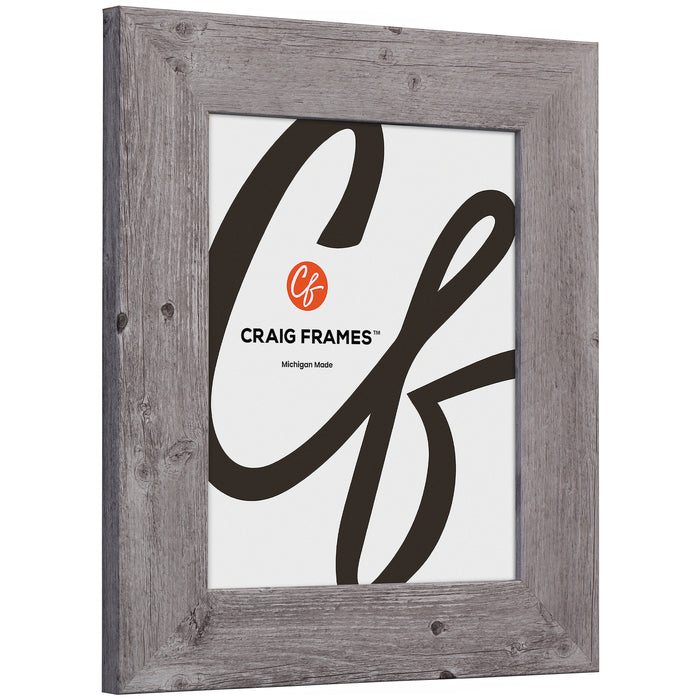 American Barn 2", Light Gray Oak Picture Frame - 4 Piece Set