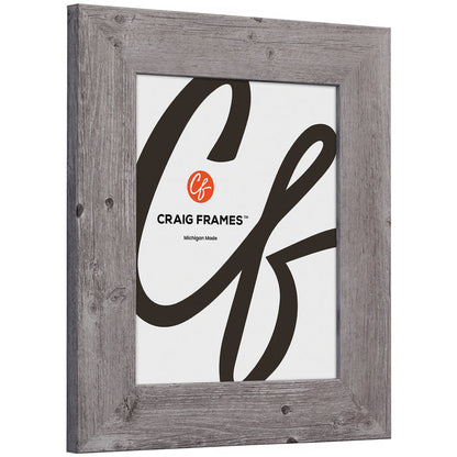 American Barn 2", Light Gray Oak Picture Frame - 4 Piece Set