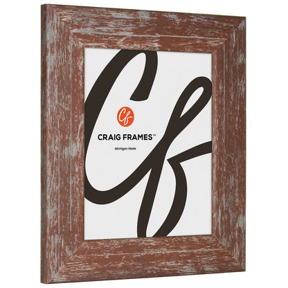 American Barn 2", Red Picture Frame - 4 Piece Set