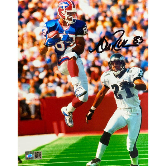 Andre Reed Signed Jumping Catch vs Eagles Photo Signed Photos TSE Buffalo 8x10