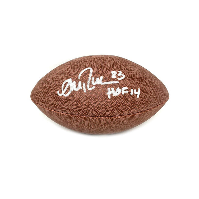 Andre Reed Signed Wilson Replica Football with HOF 14 Signed Footballs TSE Buffalo
