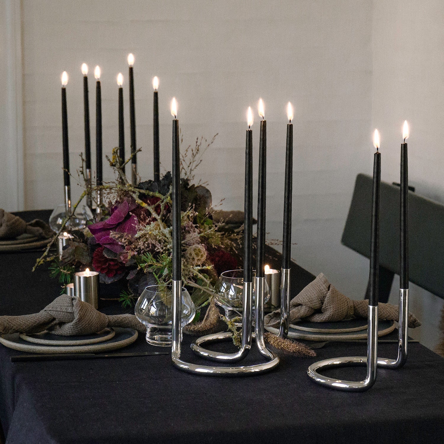 architectmade | candles for gemini candle holder | black 4 pack