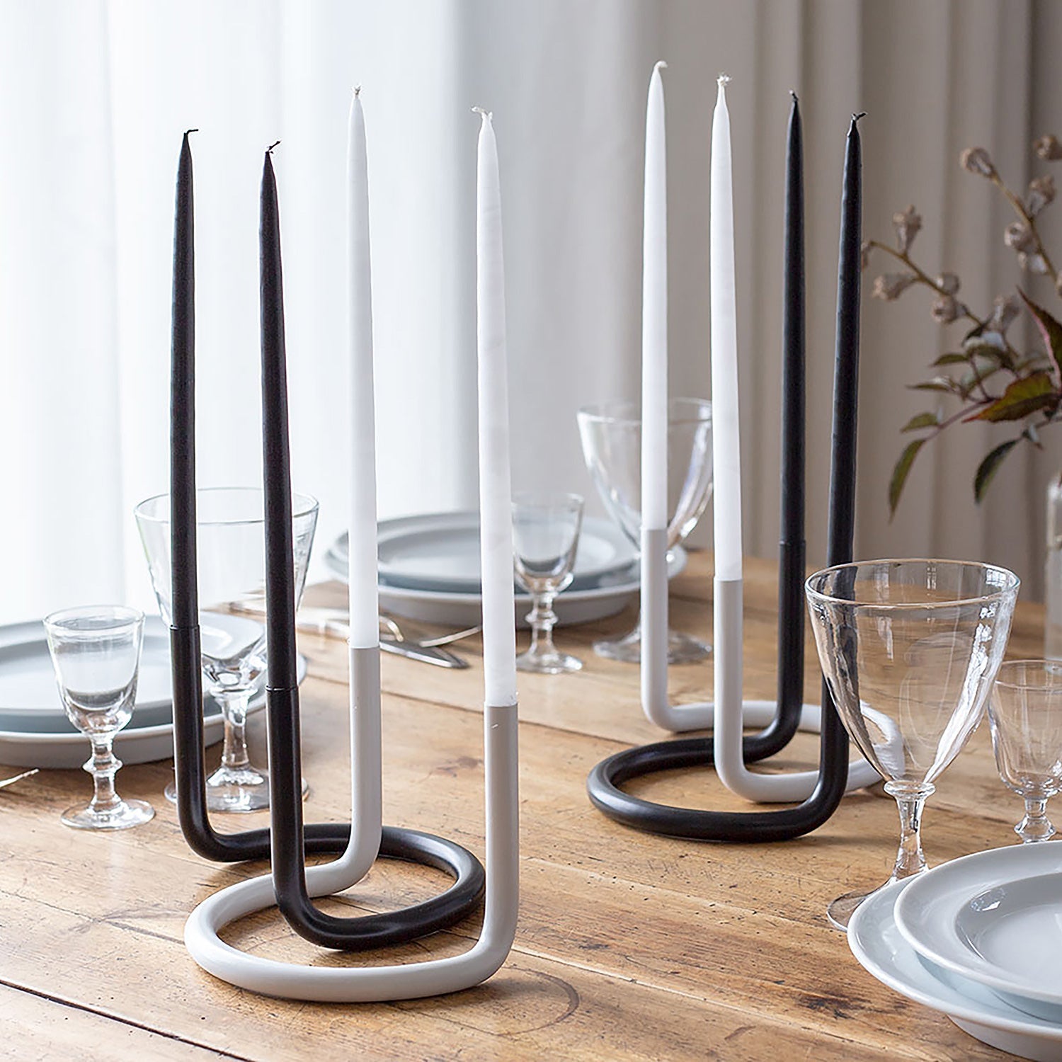 architectmade | gemini candleholder | white