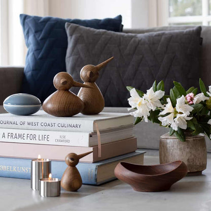 architectmade | wooden bird | small smoked oak