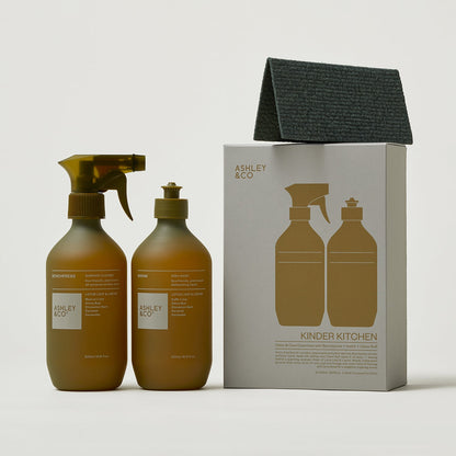 ashley + co | kinder kitchen care set | lotus leaf + lustre ~ DC