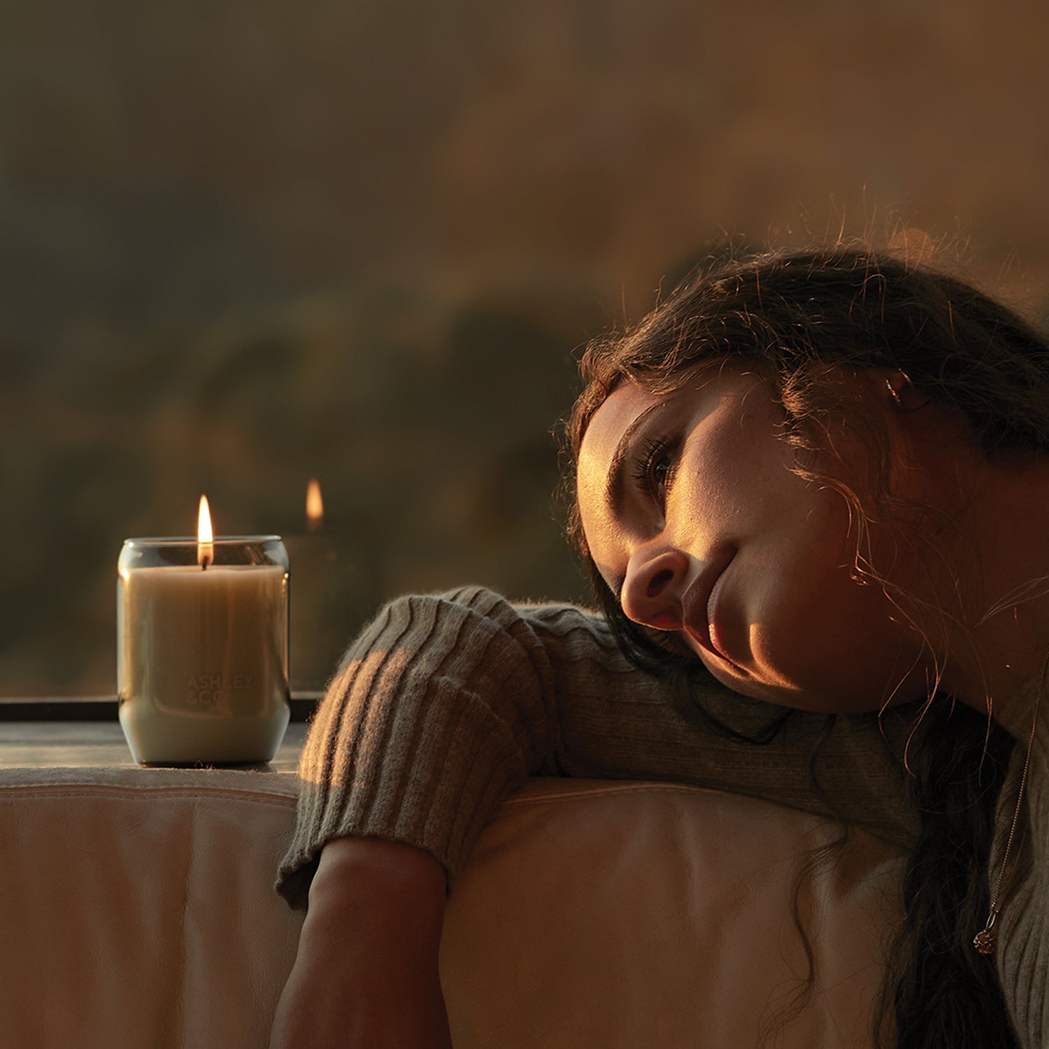 ashley + co | waxed perfume scented candle | blossom + gilt