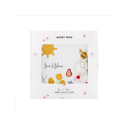 Avery Row Fabric Baby Book - Wildflower Garden