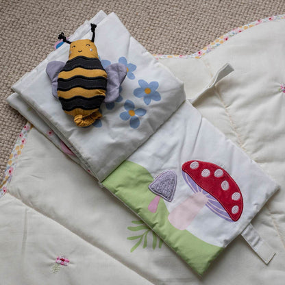 Avery Row Fabric Baby Book - Wildflower Garden