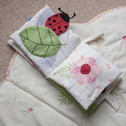 Avery Row Fabric Baby Book - Wildflower Garden